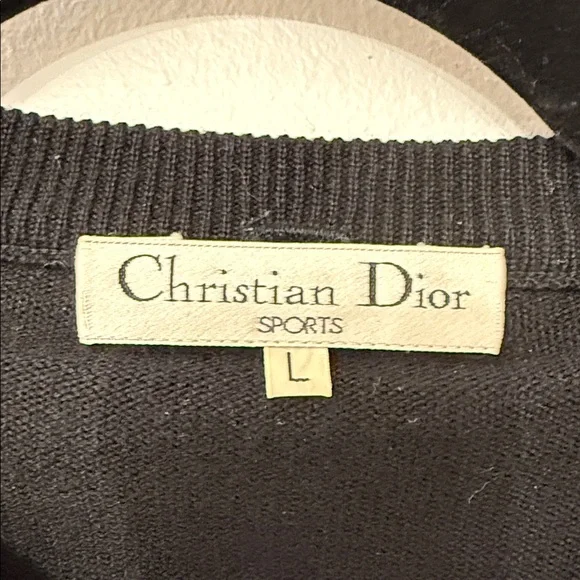 Dior Black Button-Up Sweater - Picture 2 of 4